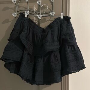 XXL Aerie ruffle skirt black